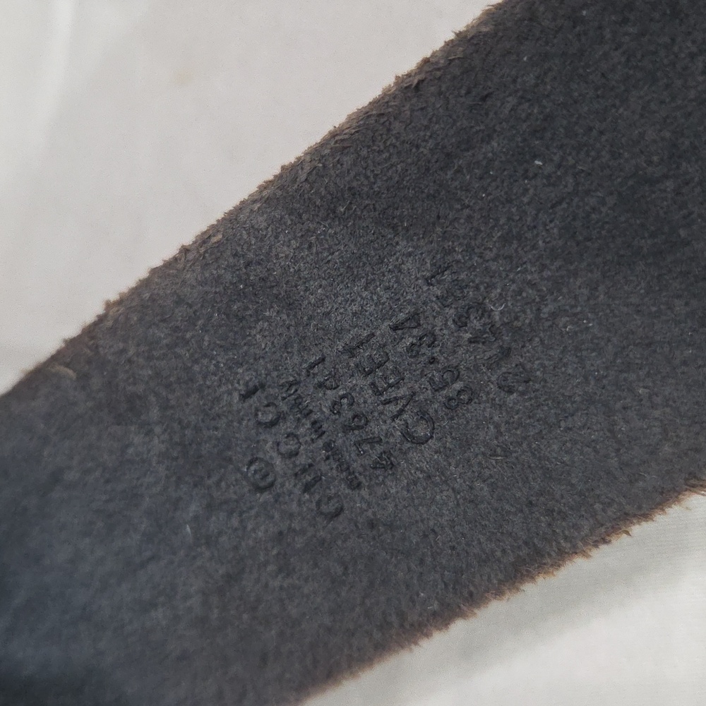Gucci Gem Belt Leather GG Buckle - Picture 6 of 14